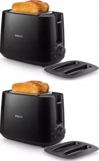 2× Toster Philips HD2582/90 2 tosty ruszt do bułek