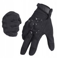 RĘKAWICZKI RĘKAWICE A24 WOJSKOWE OCHRONNE TAKTYCZNE NA DOTYK CZARNE