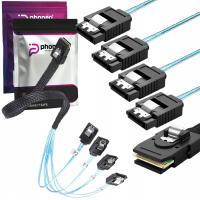 KABEL PRZEJŚCIÓWKA MINI SAS SFF-8087 DO KONTROLERA 4X SATA 50CM
