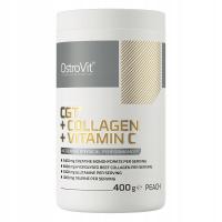 OstroVit Kreatyna+Glutamina+Tauryna + Kolagen + Witamina C 400g brzoskwinia