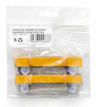 Wpinki do segregatorów A4 Samoprzylepne krótkie 100 szt