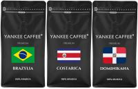 Кофе в зернах свежеобжаренный набор 3x1 кг Из разных стран Yankee Caffee