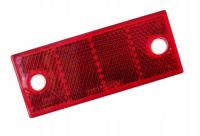 ODBLASK CZERWONY do lawety przyczepy naczepy 9x4cm