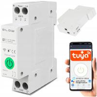 Реле WiFi с измерением тока мощности на DIN-рейке TUYA SMART WiFi SWITCH