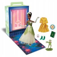 DISNEY Lalka Tiana Kśiężniczka i żaba ubranka Figurki