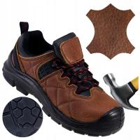 Buty robocze Specto skórzane półbuty z metalowym podnoskiem S1