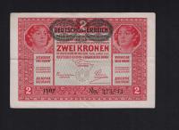 Банкнота Австрия -- 2 кроны -- 1917 год