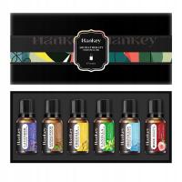 Olejek Eteryczny Aromaterapia 6*10ml Zapachowy 100% Naturalny 