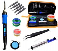 Zestaw lutownica 100W zestaw piórnikowy hotair
