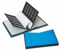 Klaser na znaczki filatelistyczny B5 futerał, 8 k, okładka druk niebieski