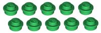 LEGO płytka okrągła 1x1 zielona 10 szt 4073 6141
