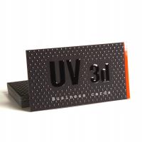 Wizytówki grube soft-touch lakier UV wypukły 3D 100 szt