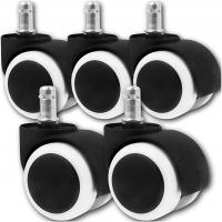 Резиновые ролики для поворотного кресла не царапают пол без царапин 5шт