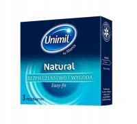 UNIMIL натуральный латекс презервативы 3шт
