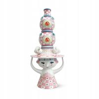 Bjørn Wiinblad LADY WITH HAT Wazon do Kwiatów 50 cm / Różowy