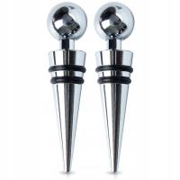 Zatyczka do Wina Stalowa Zestaw 2 szt. 9 cm do Butelek EXCELLENT HOUSEWARE