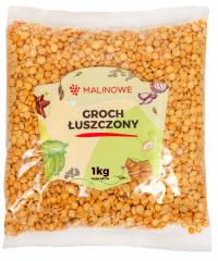 GROCH ŁUSKANY POŁÓWKI 1kg GROCH ŁUSZCZONY ŚWIEŻY JAKOŚĆ PREMIUM