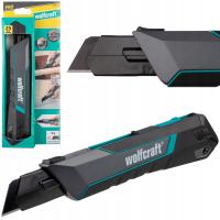 Nóż z odłamywanym ostrzem 25mm PRO SAFETY wolfcraft