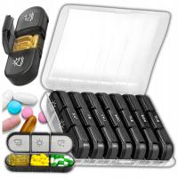 Pudełko organizer kasetka na leki tabletki 7 dni 3 pory dnia pojemnik