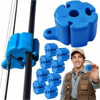 SPINKA DO WĘDKI RZEP OPASKA SILIKONOWA PASKI DO SPINANIA ZABEZPIECZAJĄCE X8