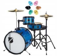 Youngster Drum Set Azure - zestaw perkusyjny dla dzieci Niebieski Millenium