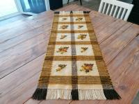CEPELIA RĘKODZIEŁO DUŻY WEŁNIANY TKANY KILIM ZWW ZAKOPANE 50 x 130 A