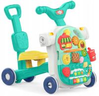 PCHACZ CHODZIK INTERAKTYWNY STOLIK EDUKACYJNY HULAJNOGA JEŹDZIK 5w1