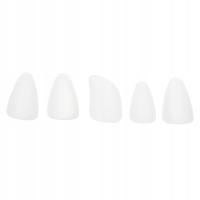 5SZT BIAŁE NYLONOWE PIPA GWOŹDZIE OCHRONNE NAKŁADKI NA PAZNOKCIE