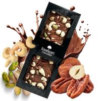 Czekolada Mleczna 36% Kakao z Orzechami Nerkowca Pistacjami Baumgart 175g