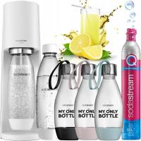 Saturator SodaStream do wody gazowanej Terra biały + 3 inne produkty