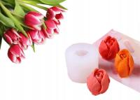 forma silikonowa forma do świec tulipan
