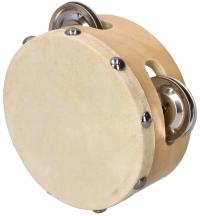 Zabawki dla dzieci 3+ Drewniane tamburyno naturalne Instrument muzyczny