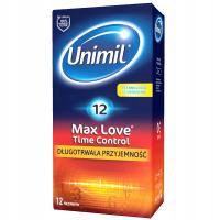 Презервативы UNIMIL MAX LOVE, задерживающие эякуляцию, удлиняющие секс, 12 шт.
