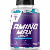 TREC AMINOMAX 160KAP Aminokwasy BCAA EAA L-Glutamina Complex Amino MAX