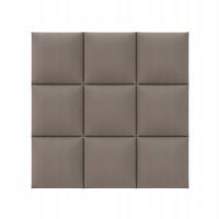 PANELE TAPICEROWANE 30X30 CM WELUROWE ŚCIENNE SZARE WEZGŁOWIE