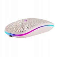 Wireless Mouse Bluetooth 5..4G Rechargeable silver