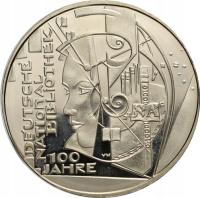 Niemcy, 10 euro 2012 D, Biblioteka Narodowa st. 1