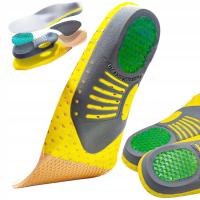 WKŁADKI DO BUTÓW AMORTYZUJĄCE NA PŁASKOSTOPIE OSTROGI KOŚLAWOŚĆ SUPINUJĄCE