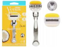 MASZYNKA GILLETTE VENUS COMFORTGLIDE COCONUT PLUS OLAY + 2 WKŁADY + UCHWYT