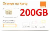INTERNET NA KARTĘ STARTER ORANGE FREE 200 GB ROK SIM i ESIM