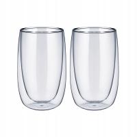 Zestaw 2 dwuściennych szklanek do latte macchiato, 400 ml - Westmark