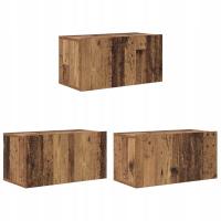 Zestaw szafek RTV 3 pcs Brązowy 60 x 30 x 30 cm