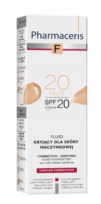 PHARMACERIS F CAPILAR-CORRECTION Fluid Kryjący NUDE 20 SPF20 - 30 ml