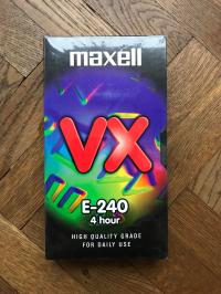 Видеокассета VHS Maxell VX E-240 4 Hour 2000