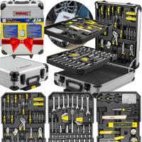 Zestaw narzędzi WMC Tools 186 elementów z młotkiem i nożem