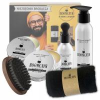 ZESTAW KOSMETYKÓW MĘSKICH DO PIELĘGNACJI BRODY PREZENT ROOMCAYS 6 ELEMENTÓW