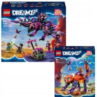 LEGO DREAMZzz 71483 Stwory z koszmarów Nigdywiedźmy 71481 Zwierzaki ze snu