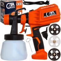 AGREGAT MALARSKI PISTOLET LAKIERNICZY do MALOWANIA ŚCIAN 800ml + 3 dysze