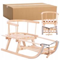 деревянные сани польский глубокая спинка drawstring держатель для ног M