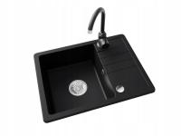 Гранитный смеситель для раковины, Смеситель для кухни, настенный сифон